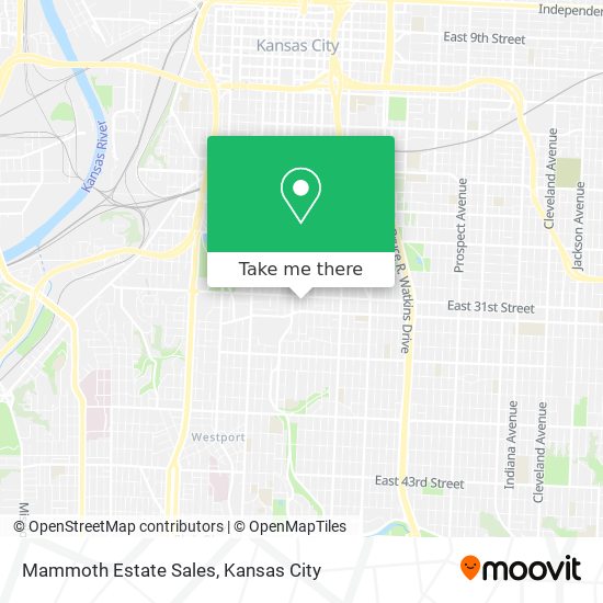 Mammoth Estate Sales map