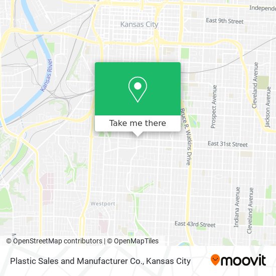 Mapa de Plastic Sales and Manufacturer Co.