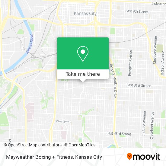 Mayweather Boxing + Fitness map