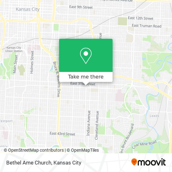 Bethel Ame Church map