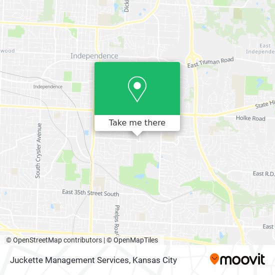 Juckette Management Services map