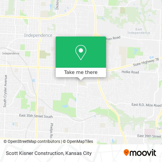 Mapa de Scott Kisner Construction