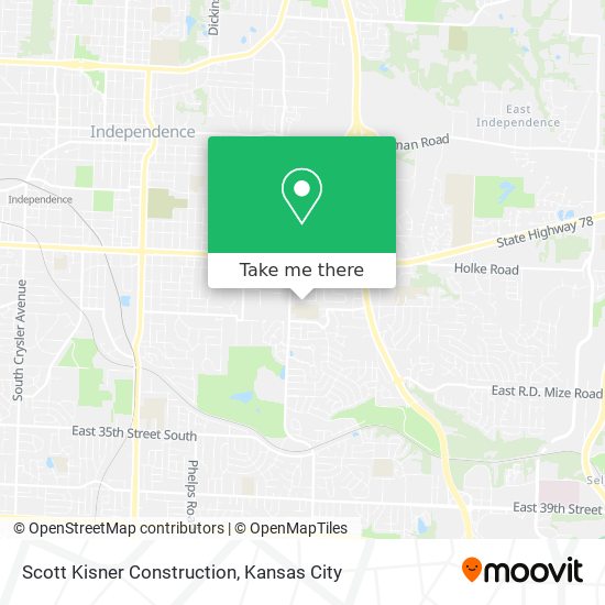 Scott Kisner Construction map