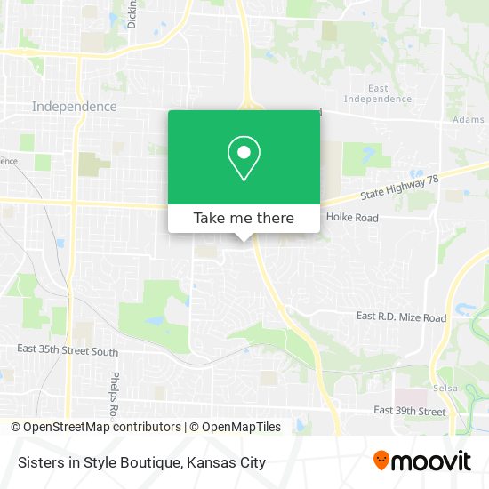 Sisters in Style Boutique map