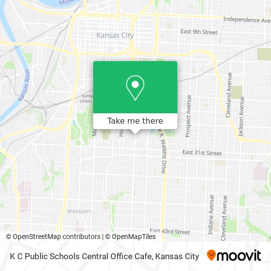 K C Public Schools Central Office Cafe map