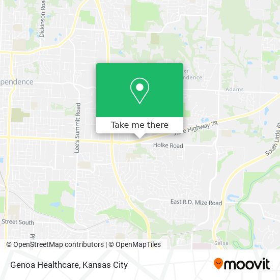 Genoa Healthcare map