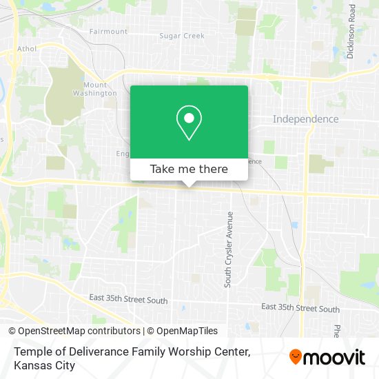 Temple of Deliverance Family Worship Center map