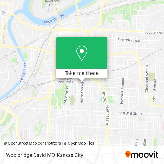 Wooldridge David MD map