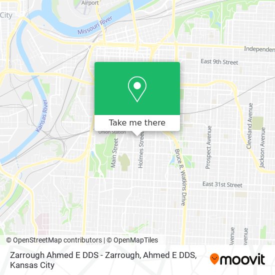 Zarrough Ahmed E DDS - Zarrough, Ahmed E DDS map