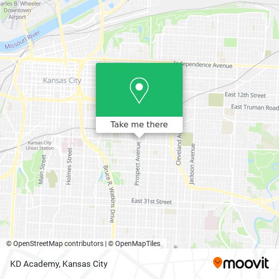 KD Academy map