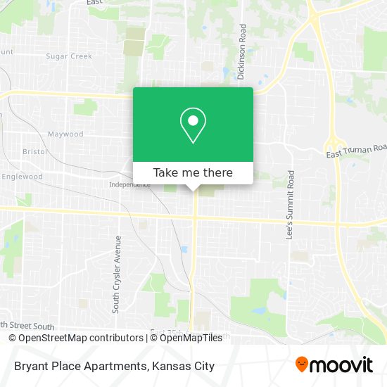 Bryant Place Apartments map