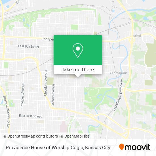 Mapa de Providence House of Worship Cogic