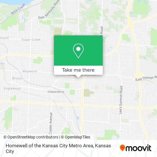 Mapa de Homewell of the Kansas City Metro Area