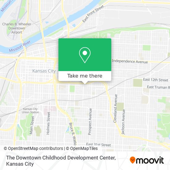 The Downtown Childhood Development Center map