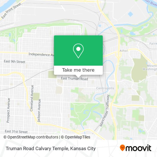 Truman Road Calvary Temple map