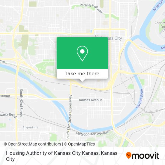 Housing Authority of Kansas City Kansas map