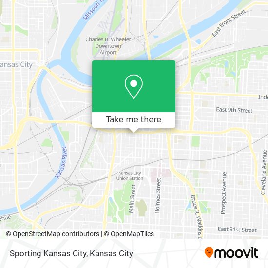 Sporting Kansas City map