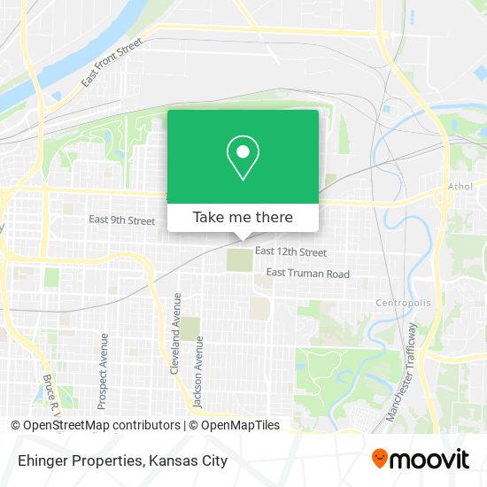 Ehinger Properties map