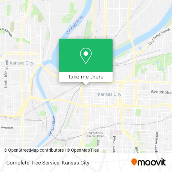 Mapa de Complete Tree Service