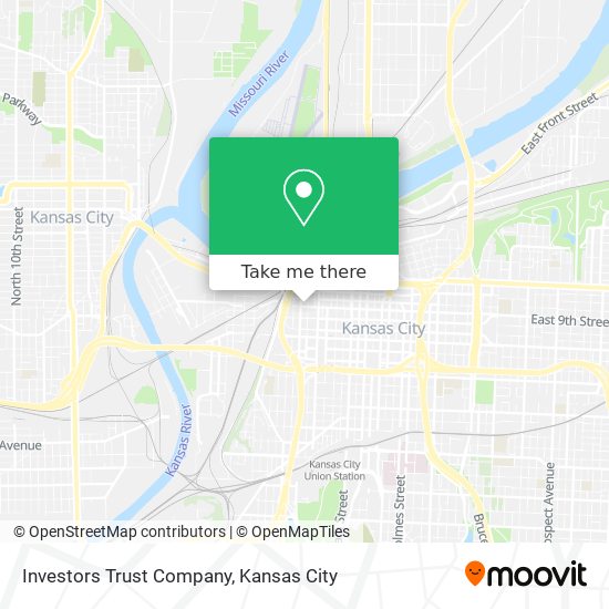 Mapa de Investors Trust Company