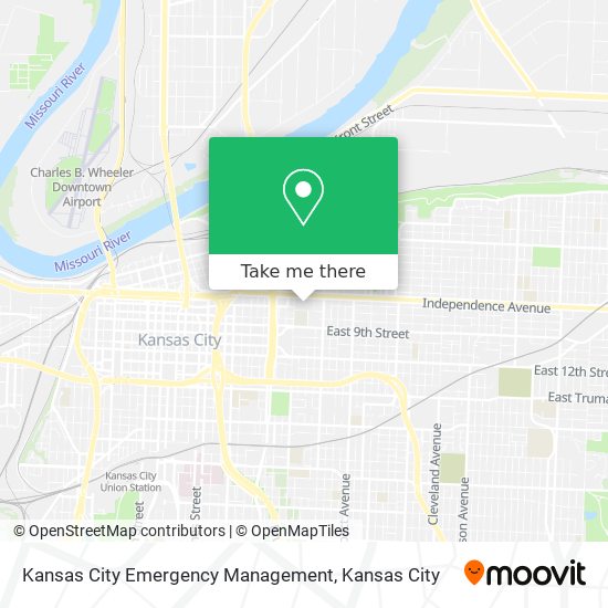 Kansas City Emergency Management map