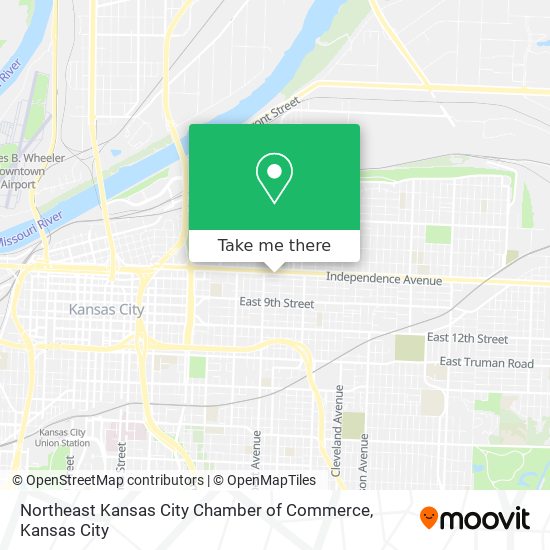 Northeast Kansas City Chamber of Commerce map