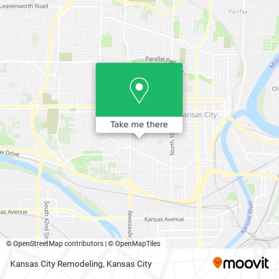 Kansas City Remodeling map