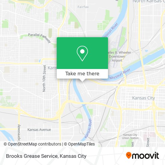 Mapa de Brooks Grease Service