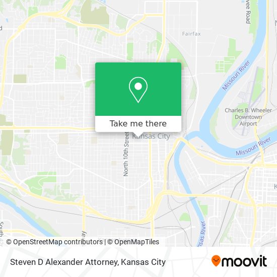 Steven D Alexander Attorney map