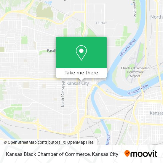 Mapa de Kansas Black Chamber of Commerce