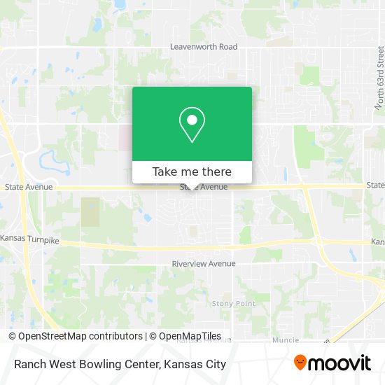 Ranch West Bowling Center map