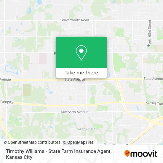 Mapa de Timothy Williams - State Farm Insurance Agent