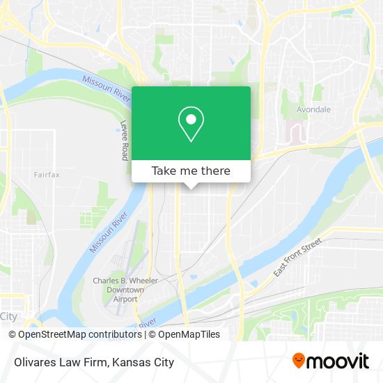 Olivares Law Firm map