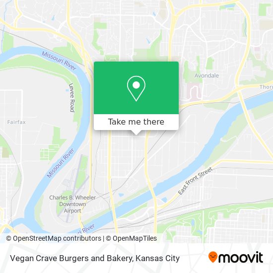 Mapa de Vegan Crave Burgers and Bakery