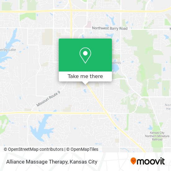 Alliance Massage Therapy map