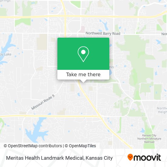 Mapa de Meritas Health Landmark Medical