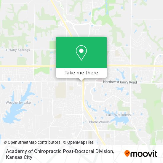 Mapa de Academy of Chiropractic Post-Doctoral Division