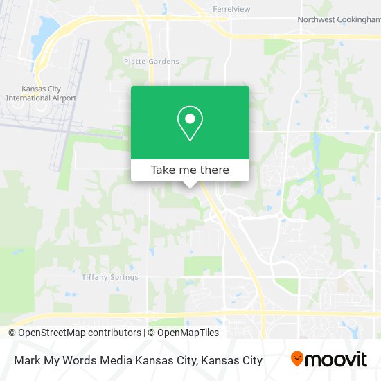 Mark My Words Media Kansas City map