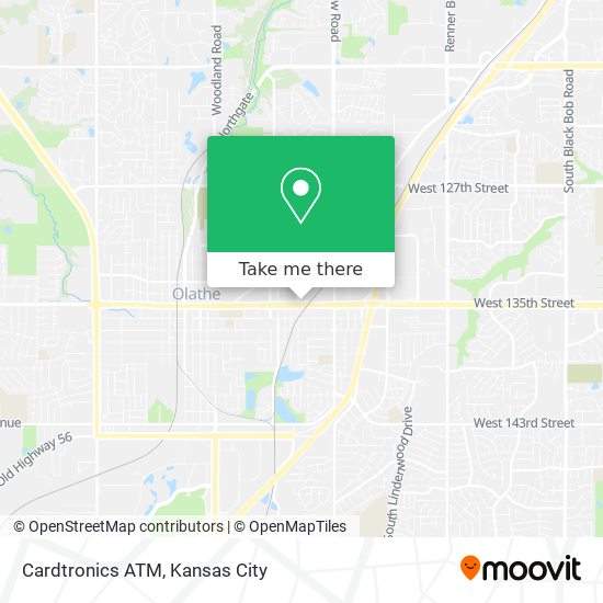 Cardtronics ATM map