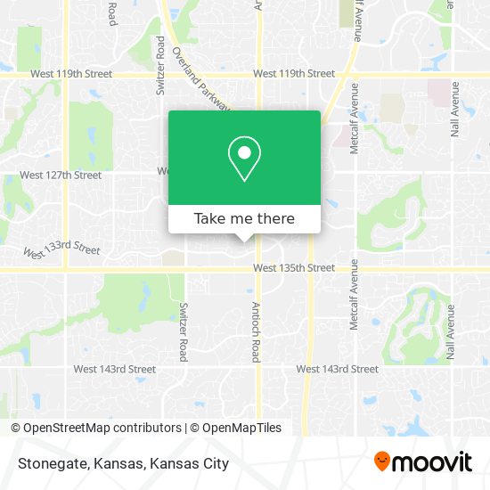 Stonegate, Kansas map