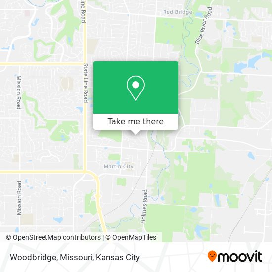 Mapa de Woodbridge, Missouri