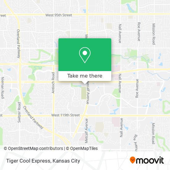 Tiger Cool Express map