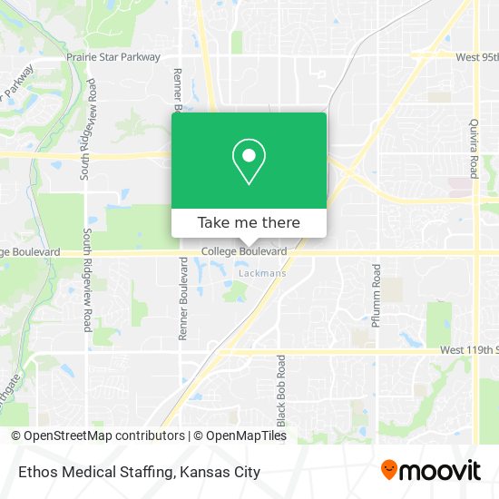 Ethos Medical Staffing map