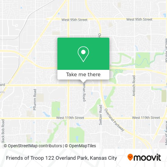 Mapa de Friends of Troop 122 Overland Park