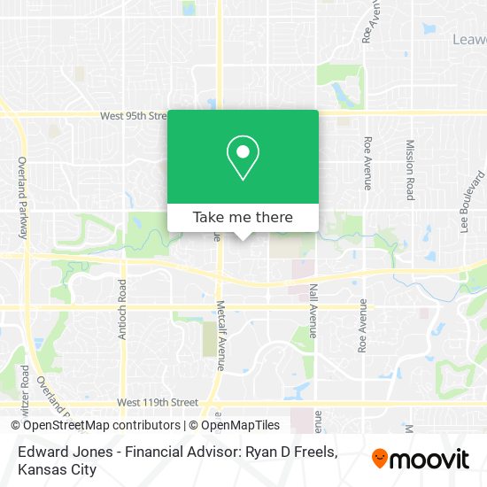 Mapa de Edward Jones - Financial Advisor: Ryan D Freels