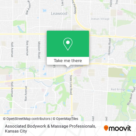 Associated Bodywork & Massage Professionals map