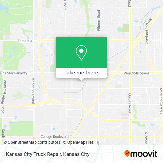 Kansas City Truck Repair map