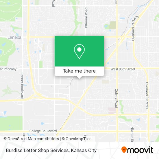 Burdiss Letter Shop Services map