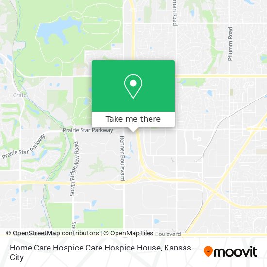 Mapa de Home Care Hospice Care Hospice House