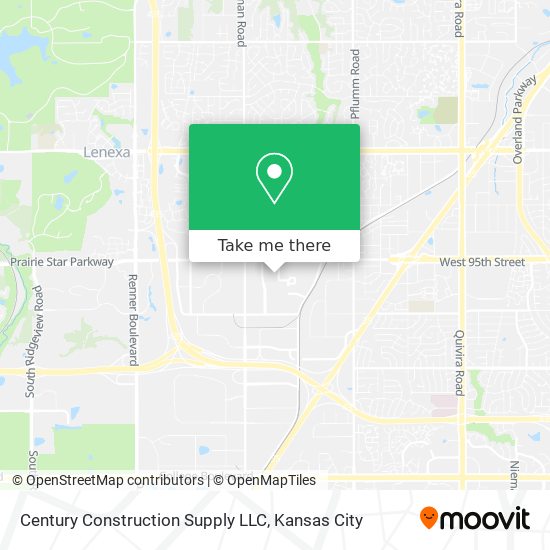 Mapa de Century Construction Supply LLC